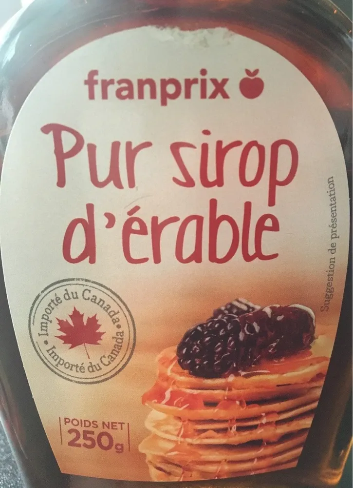 Pur sirop d’érable