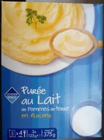 Purée au lait de pommes de terre en flocons