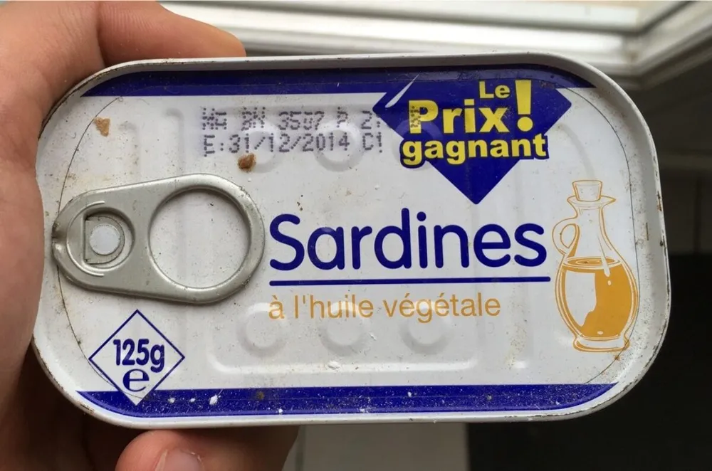 Sardines à l'huile végétale