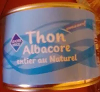 Thon albacore entier au naturel