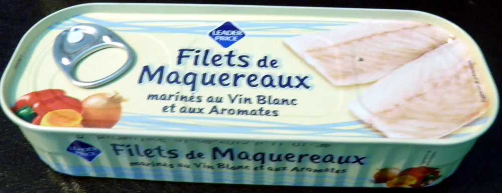 Filets de maquereaux (marinés au Vin Blanc et aux Aromates)