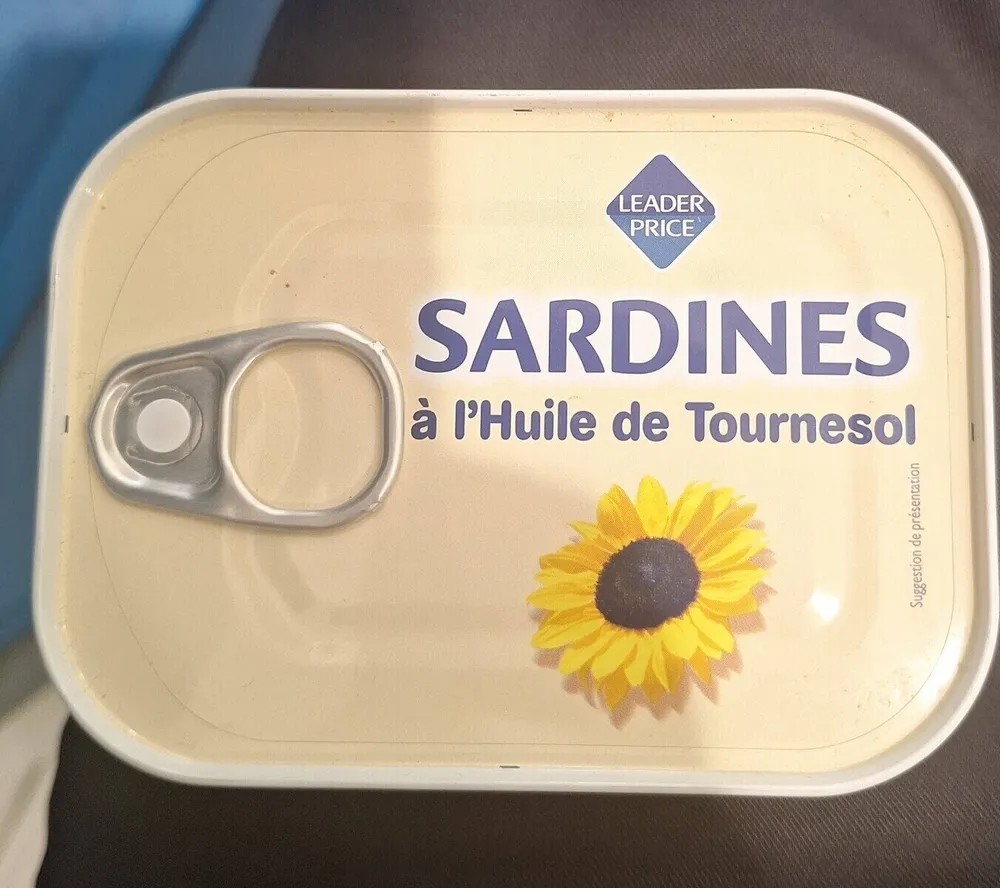 Sardine à l'huile de tournesol