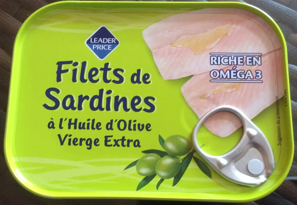 Filets de Sardines à l'Huile d'Olive Vierge Extra