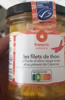 Les filets de thon à l'huile olive et au piment de Cayenne
