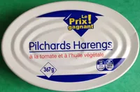 Pilchards Harengs à la tomate et à l'huile végétale
