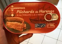 Pilchards de harengs à la tomate et à l'huile