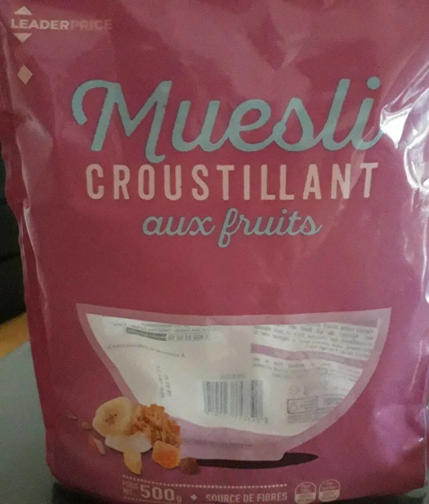 Muesli croustillant aux fruits