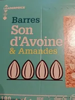 Barres Son d'avoine & Amandes