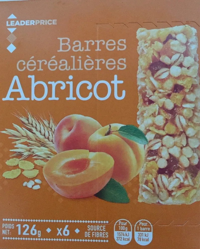 Barres cerealieres abricot