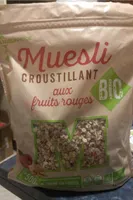 Muesli croustillant BIO fruits rouges