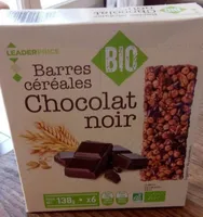 Barres céréales chocolat noir