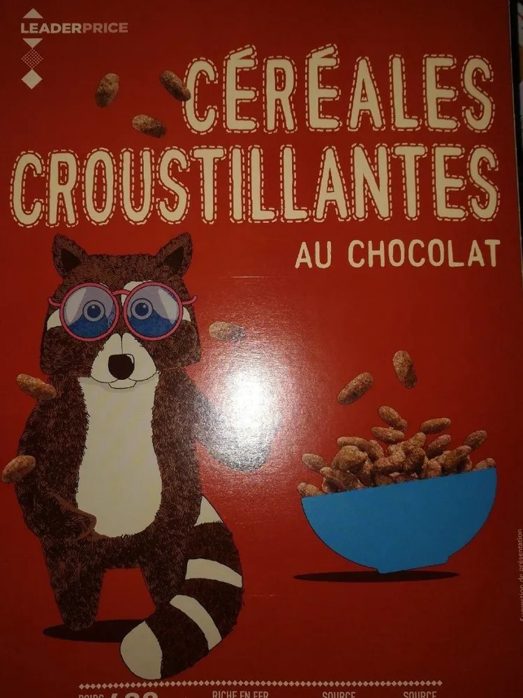 Céréales croustillantes au chocolat