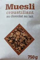 Muesli croustillant au chocolat au lait