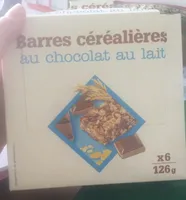 barres céréalières au chocolat au lait