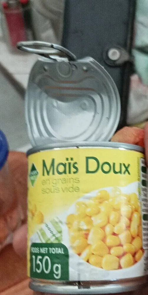 Maïs Doux en grains sous vide