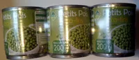 Pack de 3 boîtes de Petits Pois Extra-fins