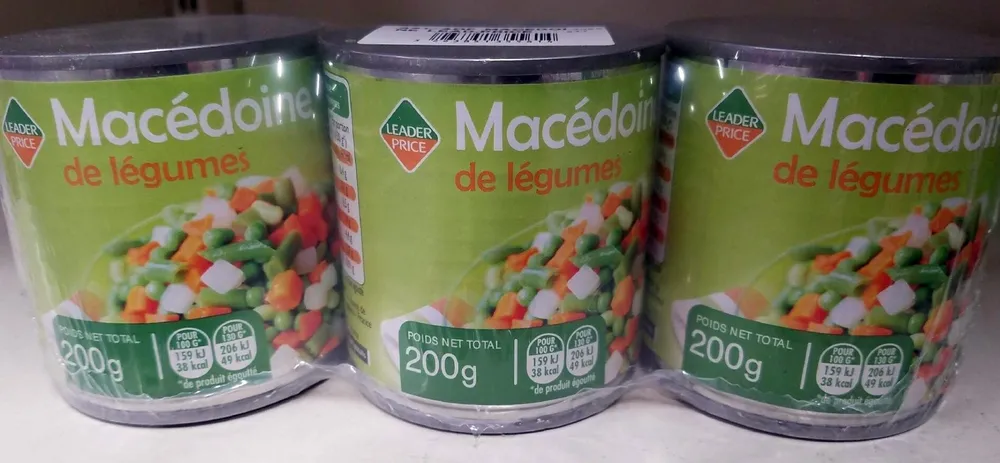 Macédoine de Légumes en Conserve
