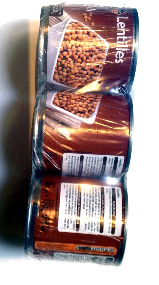 Lentilles (Lot de 3 boîtes)