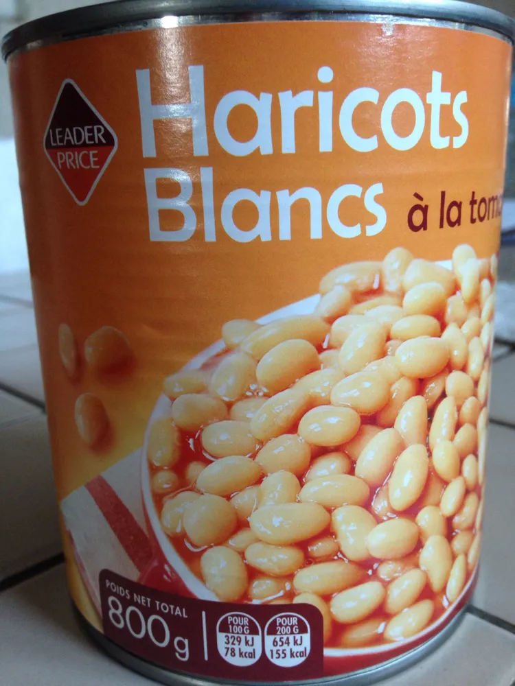 Haricots blancs à la tomate
