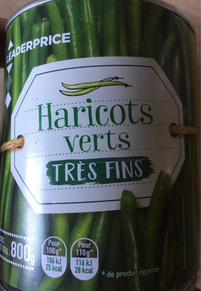 Haricots verts tres fin