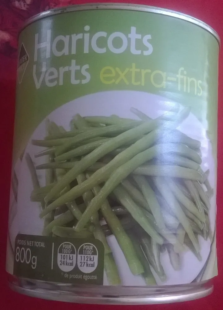Haricots verts extra fins