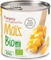 Franprix maïs doux en grains bio