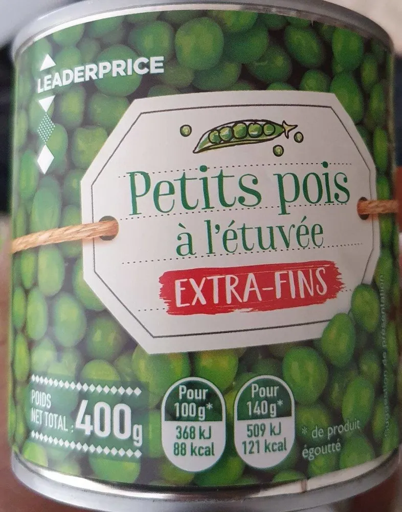 Petits pois à l'etuvée extra-fins