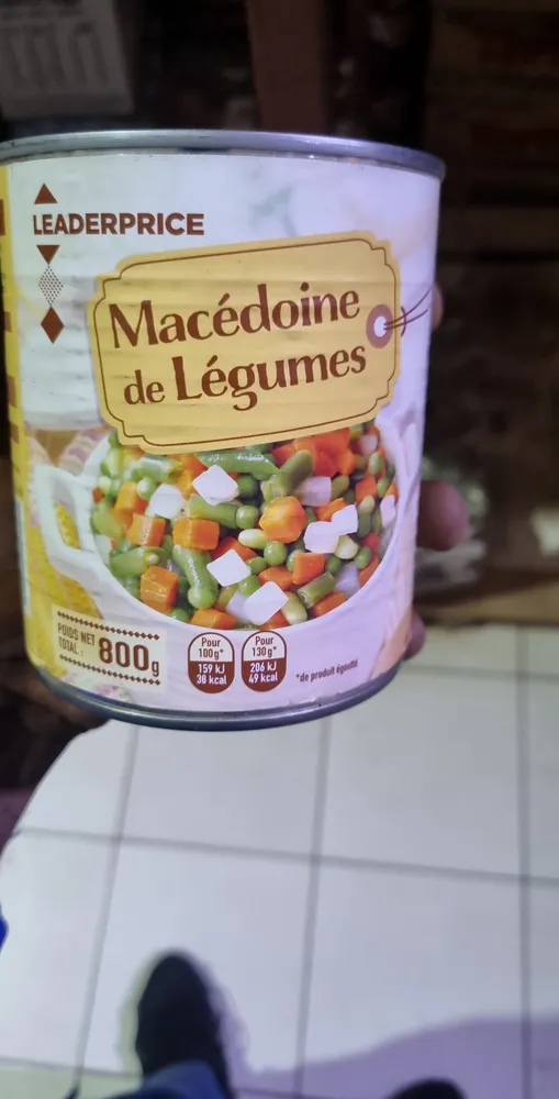 Macedoine de légumes