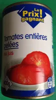 Tomates entières pelées au jus