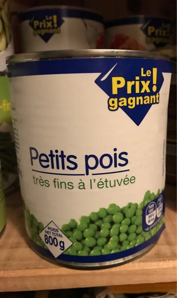 Petits Pois Très Fin à L'étuvée