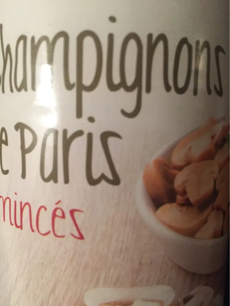 Champignons de Paris - Emincés