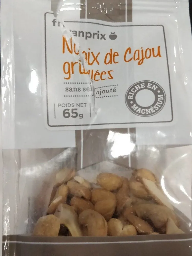 Noix de cajou grillées