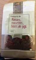 Raisins, Noisettes, Baies de Goji