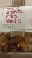 Raisins Amandes Mûres blanches