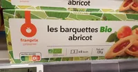 Les barquettes Bio abricot