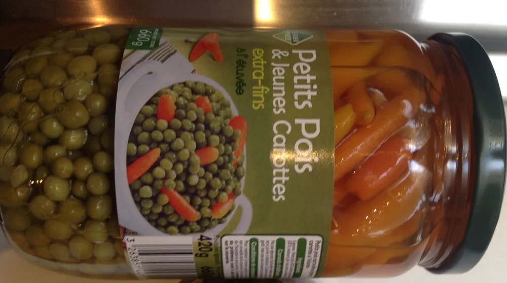 Petits Pois & Jeunes Carottes extra-fins à l'étuvée