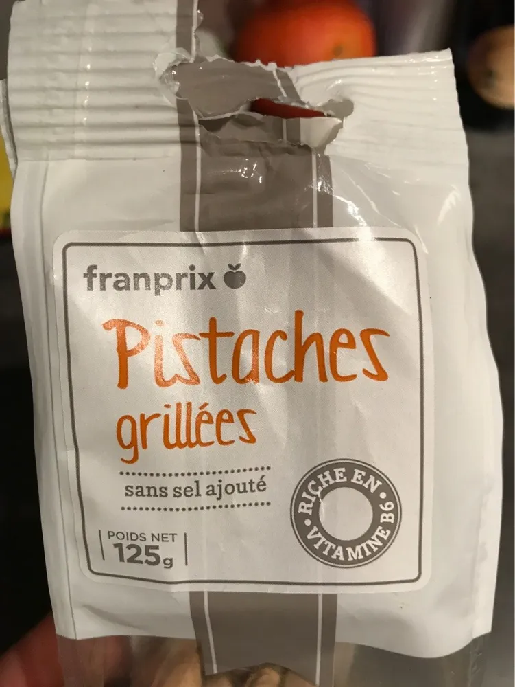 Pistaches grillées