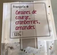 Graines de courge, cranberries, amades