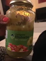 Compote rhubarbe avec morceux
