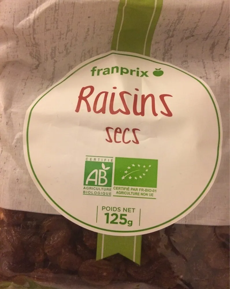 Raisins secs