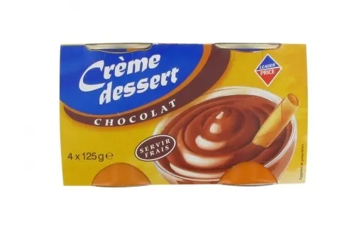 Crème dessert chocolat