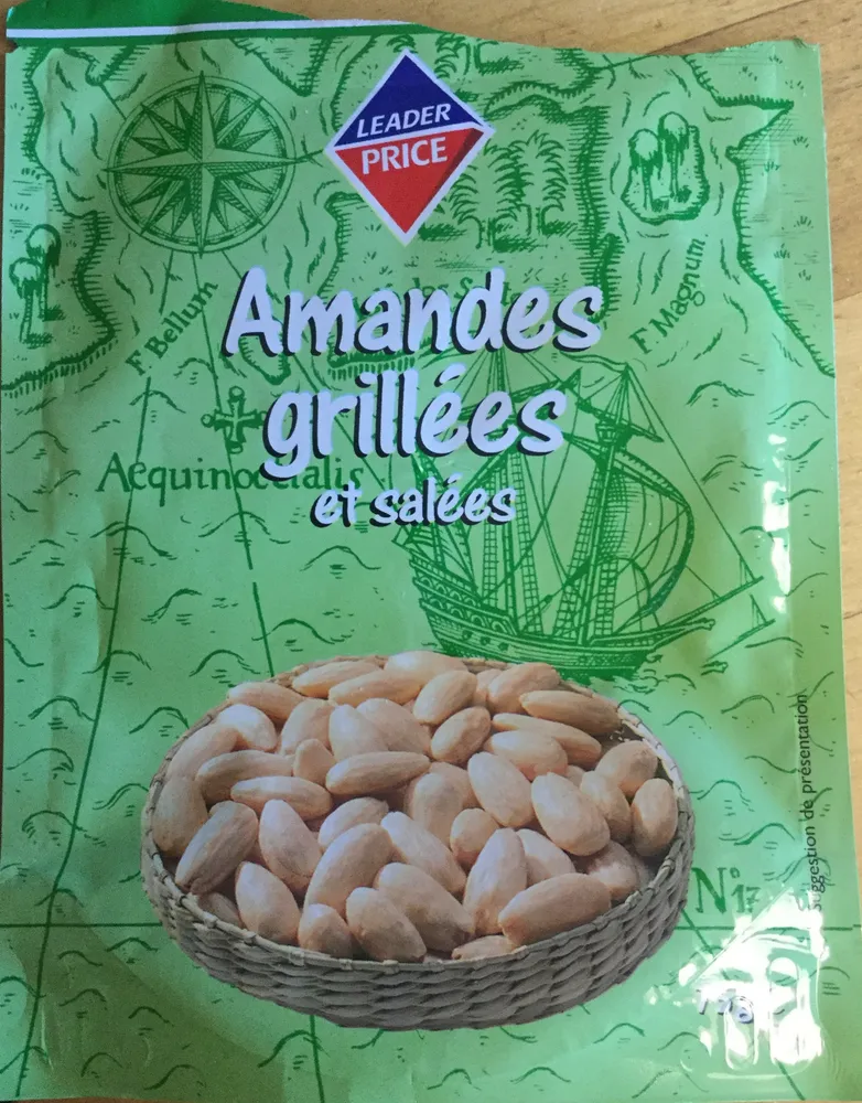 Amandes grillées et salées