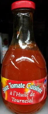 Sauce tomate cuisinée à l'huile de tournesol