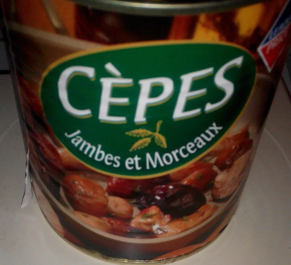 Champignons Cèpes Jambes et Morceaux