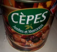 Champignons Cèpes Jambes et Morceaux