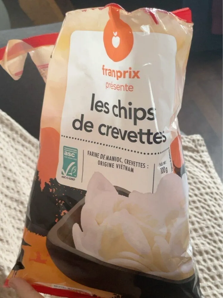 Chips de crevettes