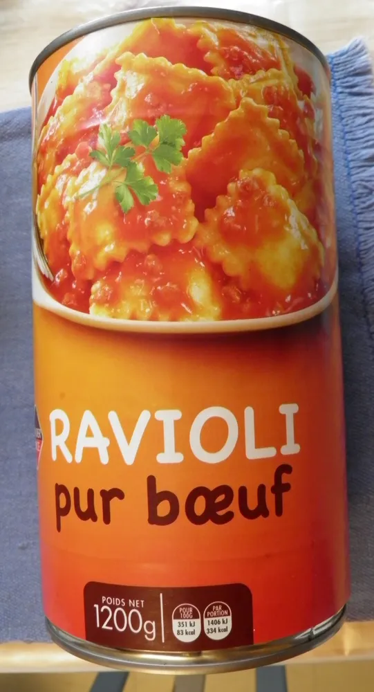 Ravioli Pur Bœuf Leader Price