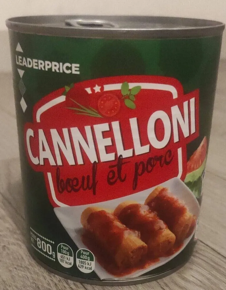 Cannelloni bœuf et porc