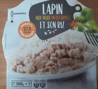 Lapin aux deux moutardes et son riz