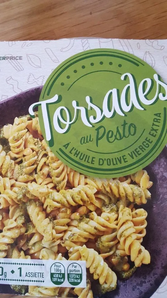 Torsades au pesto